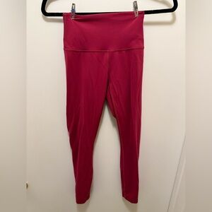 lululemon athletica Raspberry colored High-Waisted Leggings